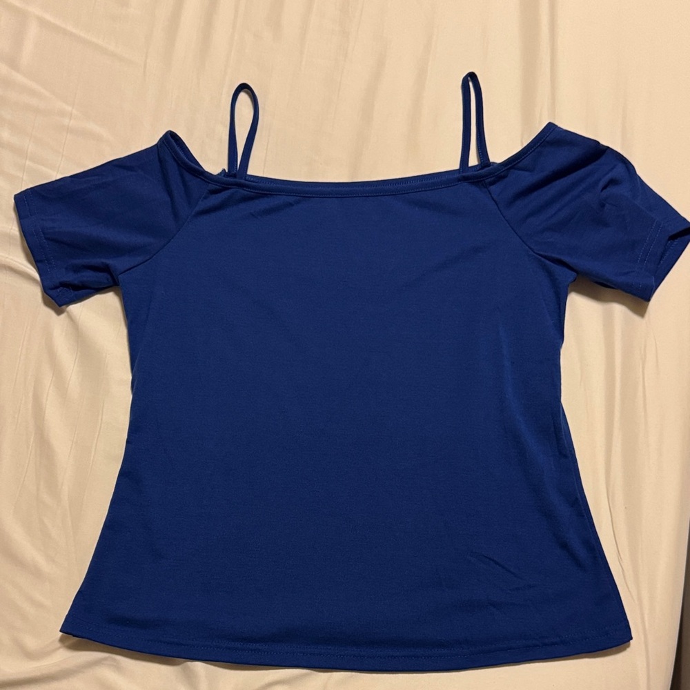 Elegant Blue Women's Top